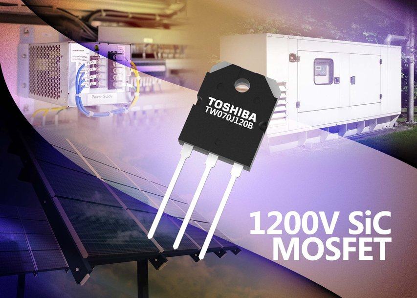 Toshiba lancia un MOSFET al Carburo di Silicio (SiC) da 1200 V